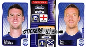 Sticker Anthony Gerrard / Gavin Rae 