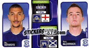 Sticker Jay Bothroyd / Ross Mccormack  - Coca-Cola Championship 2009-2010 n. 62 - Panini