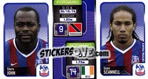 Sticker Stern John / Sean Scannell  - Coca-Cola Championship 2009-2010 n. 91 - Panini