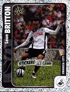 Sticker Leon Britton - Coca-Cola Championship 2009-2010 n. 350 - Panini