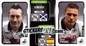 Sticker Stephen Dobbie / Gorka Pintado  - Coca-Cola Championship 2009-2010 n. 356 - Panini