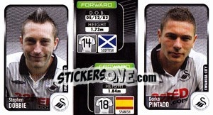 Sticker Stephen Dobbie / Gorka Pintado  - Coca-Cola Championship 2009-2010 - Panini