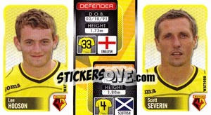 Sticker Lee Hodson / Scott Severin  - Coca-Cola Championship 2009-2010 n. 363 - Panini