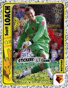 Sticker Scott Loach - Coca-Cola Championship 2009-2010 n. 364 - Panini