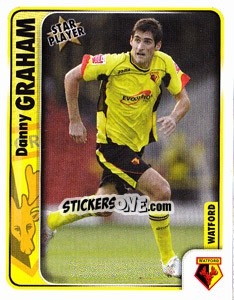 Sticker Danny Graham - Coca-Cola Championship 2009-2010 n. 366 - Panini