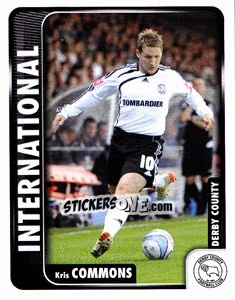 Sticker Kris Commons - Coca-Cola Championship 2009-2010 n. 99 - Panini