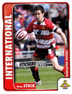 Sticker Brian Stock - Coca-Cola Championship 2009-2010 n. 100 - Panini