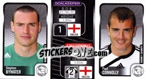 Sticker Stephen Bywater / Paul Connolly  - Coca-Cola Championship 2009-2010 n. 104 - Panini