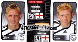 Sticker Dean Moxey / Paul Green  - Coca-Cola Championship 2009-2010 n. 107 - Panini