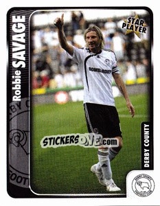 Sticker Robbie Savage - Coca-Cola Championship 2009-2010 n. 110 - Panini