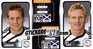 Sticker Kris Commons / Gary Teale  - Coca-Cola Championship 2009-2010 n. 113 - Panini