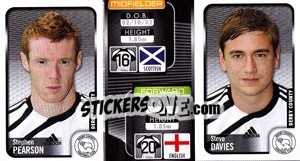 Cromo Stephen Pearson / Steve Davies  - Coca-Cola Championship 2009-2010 n. 114 - Panini