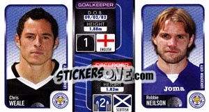 Sticker Chris Weale / Robbie Neilson  - Coca-Cola Championship 2009-2010 n. 149 - Panini