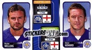 Sticker Richie Wellens / Steve Howard  - Coca-Cola Championship 2009-2010 n. 158 - Panini