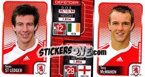 Sticker Sean St Ledger / Tony Mcmahon  - Coca-Cola Championship 2009-2010 - Panini