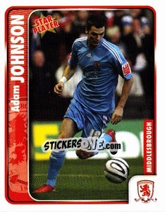 Sticker Adam Johnson - Coca-Cola Championship 2009-2010 n. 170 - Panini