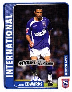 Sticker Carlos Edwards - Coca-Cola Championship 2009-2010 n. 191 - Panini