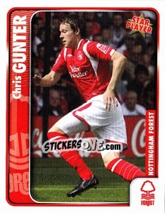 Figurina Chris Gunter - Coca-Cola Championship 2009-2010 - Panini