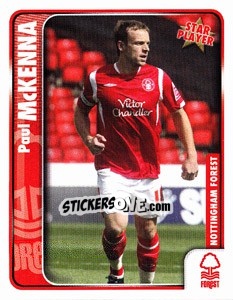 Sticker Paul Mckenna - Coca-Cola Championship 2009-2010 n. 208 - Panini