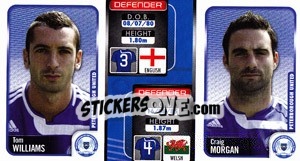 Sticker Tom Williams / Craig Morgan  - Coca-Cola Championship 2009-2010 n. 218 - Panini