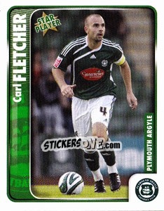 Sticker Carl Fletcher - Coca-Cola Championship 2009-2010 n. 237 - Panini