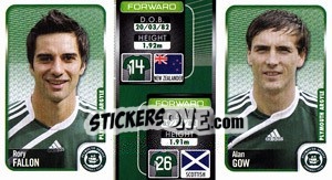 Sticker Rory Fallon / Alan Gow  - Coca-Cola Championship 2009-2010 n. 243 - Panini