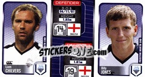 Figurina Liam Chilvers / Billy Jones  - Coca-Cola Championship 2009-2010 n. 249 - Panini