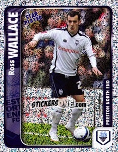 Sticker Ross Wallace - Coca-Cola Championship 2009-2010 - Panini