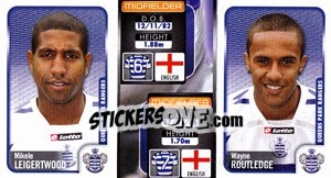 Sticker Mikele Leigertwood / Wayne Routledge  - Coca-Cola Championship 2009-2010 n. 270 - Panini