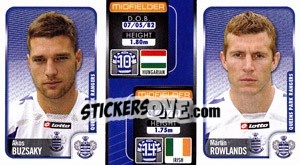 Sticker Akos Buzsaky / Martin Rowlands  - Coca-Cola Championship 2009-2010 n. 271 - Panini