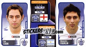 Sticker Lee Cook / Alejandro Faurlin  - Coca-Cola Championship 2009-2010 n. 272 - Panini