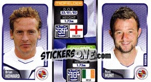 Cromo Brian Howard / Noel Hunt  - Coca-Cola Championship 2009-2010 - Panini