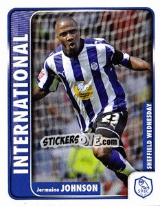 Sticker Jermaine Johnson - Coca-Cola Championship 2009-2010 n. 293 - Panini