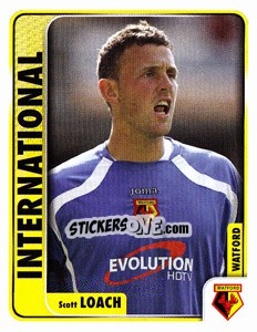 Sticker Scott Loach - Coca-Cola Championship 2009-2010 n. 295 - Panini