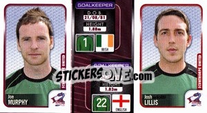 Sticker Joe Murphy / Josh Lillis  - Coca-Cola Championship 2009-2010 - Panini