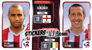 Sticker Marcus Williams / Cliff Byrne 