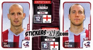 Sticker Rob Jones / David Mirfin  - Coca-Cola Championship 2009-2010 n. 302 - Panini