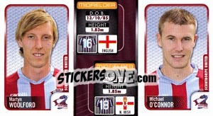 Sticker Martyn Woolford / Michael O'Connor  - Coca-Cola Championship 2009-2010 n. 309 - Panini
