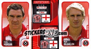 Sticker Chris Morgan / Matt Kilgallon  - Coca-Cola Championship 2009-2010 n. 316 - Panini