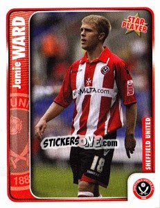 Figurina Jamie Ward - Coca-Cola Championship 2009-2010 - Panini