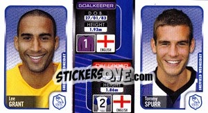 Sticker Lee Grant / Tommy Spurr  - Coca-Cola Championship 2009-2010 n. 330 - Panini