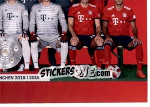 Sticker Team (4) - Fc Bayern München 2018-2019 n. 5 - Panini