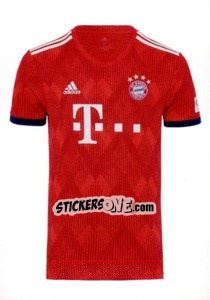 Sticker Trikot home - Fc Bayern München 2018-2019 n. 8 - Panini