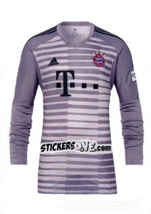 Sticker Trikot Torwart - Fc Bayern München 2018-2019 n. 10 - Panini