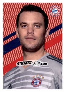 Sticker Manuel Neuer - Fc Bayern München 2018-2019 n. 19 - Panini