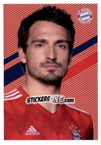 Sticker Mats Hummels - Fc Bayern München 2018-2019 n. 39 - Panini