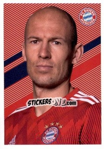 Sticker Arjen Robben - Fc Bayern München 2018-2019 n. 91 - Panini