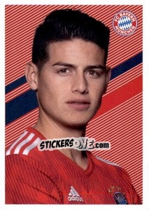 Sticker James Rodriguez - Fc Bayern München 2018-2019 n. 96 - Panini