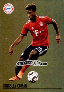 Sticker Kingsley Coman - Fc Bayern München 2018-2019 n. 122 - Panini