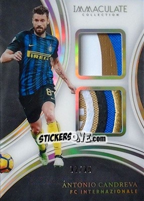 Sticker Antonio Candreva - Immaculate Soccer 2017 n. AD-ACA - Panini
